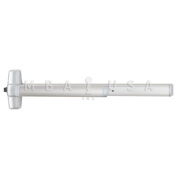 Von Duprin Grade 1 Rim Exit Device, 48" Length, Exit Only, Hex Key Dogging, Satin Chrome, Non-Handed (98EO 4 26D)