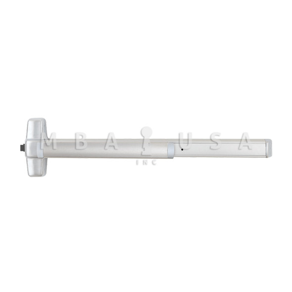 Von Duprin Grade 1 Rim Exit Device, 36", Nightlatch, Hex Key Dogging, Cylinder Only, 1-1/4" Mortise & Rim, Satin Chrome, Non-Handed (98NL-OP 3 26D)