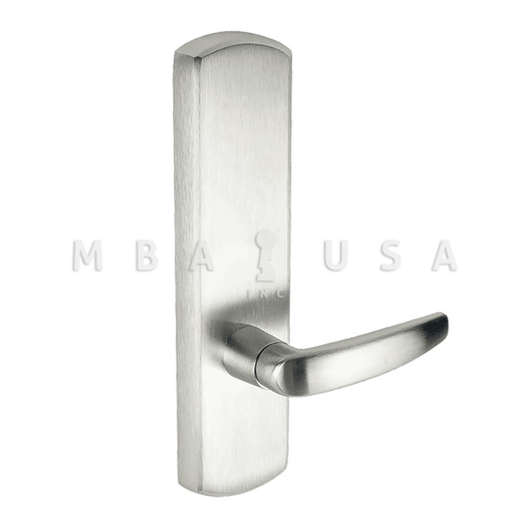 Von Duprin Grade 1 Passage 07 Lever Trim, For Use w/ 98/99 Series Rim/Vertical Rod Exit Devices, Satin Chrome, Right-Hand Reverse (996L-BE-07-R/V 26D RHR)