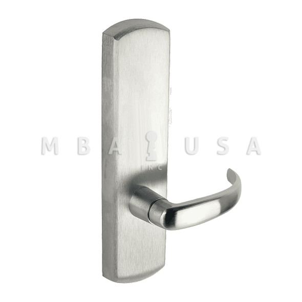 Von Duprin Grade 1 Passage 17 Lever Trim, For Use w/ 98/99 Series Rim/Vertical Rod Exit Devices, Satin Chrome, Right-Hand Reverse (996L-BE-17-R/V 26D RHR)