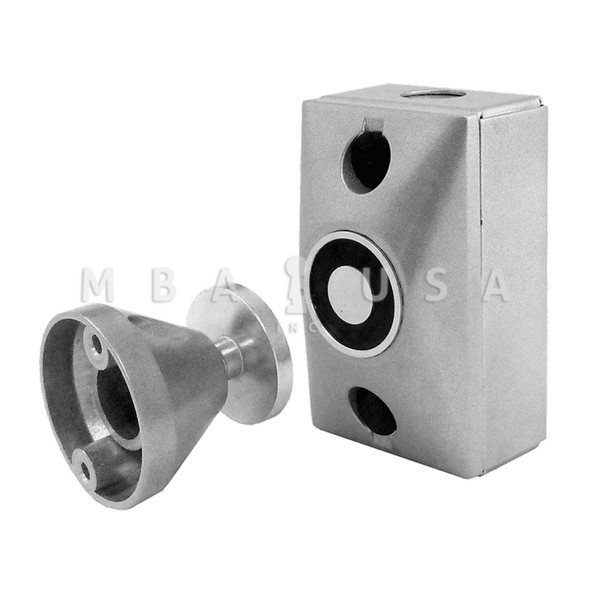 SDC Magnetic Door Holder and Releasing Device, Surface Mount, 12/24VAC/DC, Aluminum Painted (EH301224A)