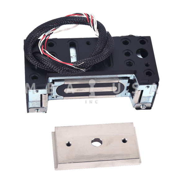 Securitron Maglock, 4000lbs. Holding Force, Door Status/Tamper Switches, Satin Stainless Steel (MM15DT)