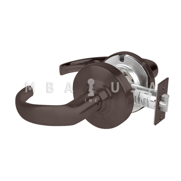 Schlage Grade 1 Passage Latch, Sparta Lever, Non-Keyed, Oil Rubbed Bronze, Non-Handed (ND10S SPA 613)