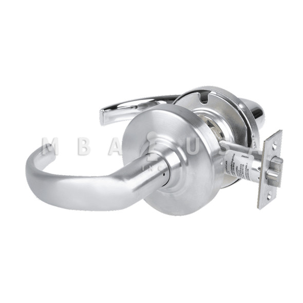 Schlage Grade 1 Passage Latch, Sparta Lever, Non-Keyed, Satin Chrome, Non-Handed (ND10S SPA 626)