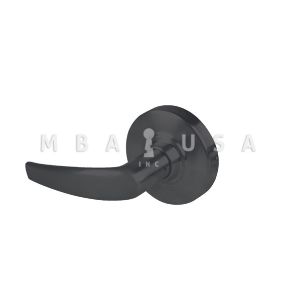 Schlage Grade 1 Single Dummy Trim, Athens Lever, Non-Keyed, Matte Black, Non-Handed (ND170 ATH 622)