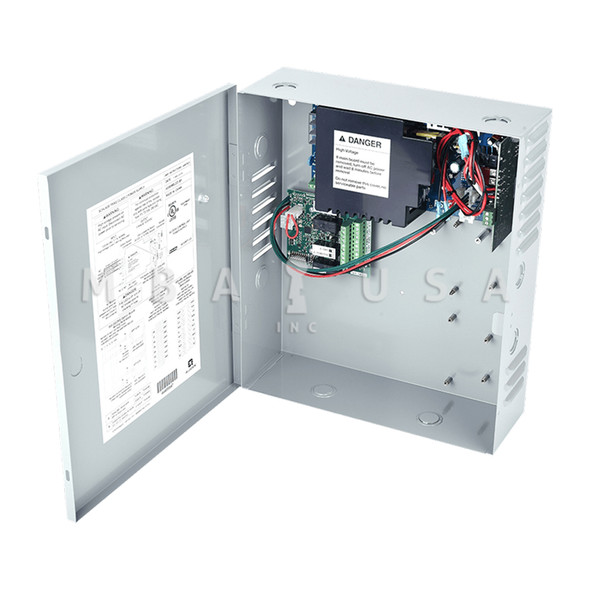 Von Duprin Base Power Supply (2A @ 12/24 VDC Field Selectable), 4 Relay Board Integrated Logic for Controlling Security Interlocks, Auto Operators and Time Delays (PS902-4RL)