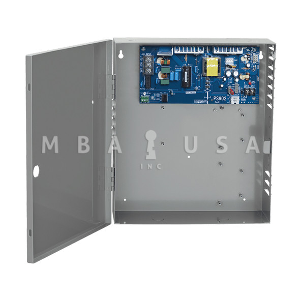 Von Duprin Base Power Supply (2A @ 12/24 VDC Field Selectable), Plug-In Relay to Provide An Interface w/ Fire or Other Emergency Override Systems (PS902-FA)