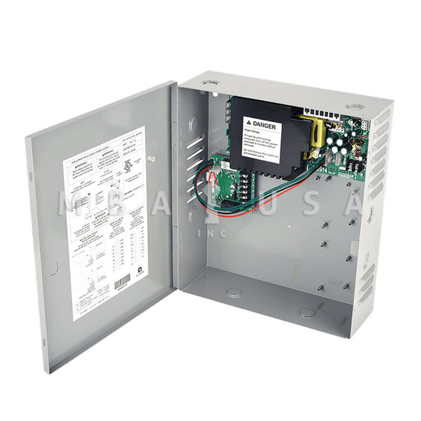 Von Duprin Base Power Supply (4A (16A inrush) @ 12/24 VDC Field Selectable), 2 Relay Board Output w/ FA (PS914-2RS-FA)