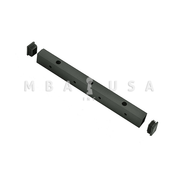 Securitron Universal Header Bracket, 12", Black Anodized Aluminum (UHB-BK-12)