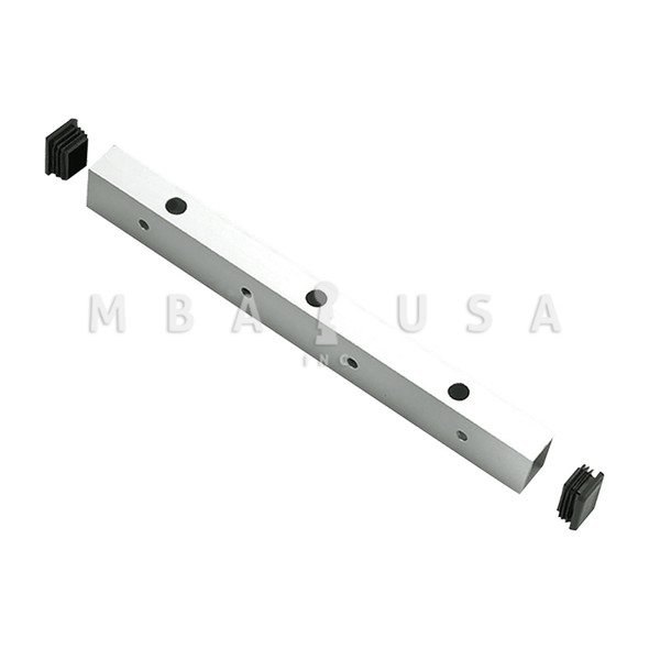 Securitron Universal Header Bracket, 12", Satin Aluminum Clear Anodized (UHB-CL-12)