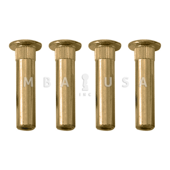 Norton Sex Nuts for 1-3/4" Doors, Pack of 4, Medium Bronze Finish (SN-134 694)
