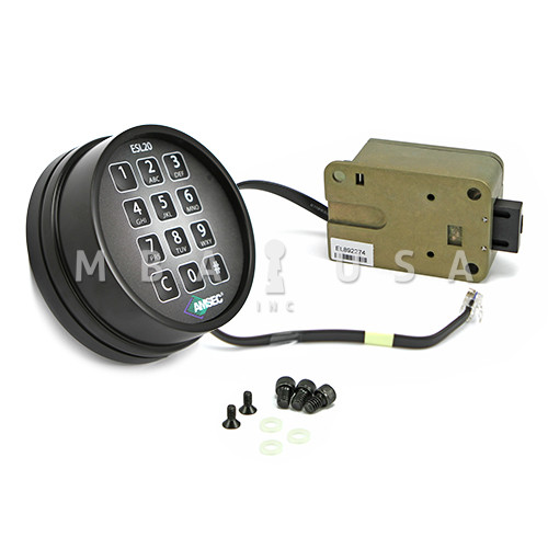 ESL20 Spring Bolt Lock & Black Lighted Keypad Pkg