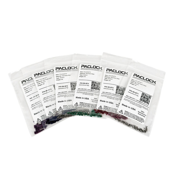 PACLOCK Universal Cylinder System Pinning Pack