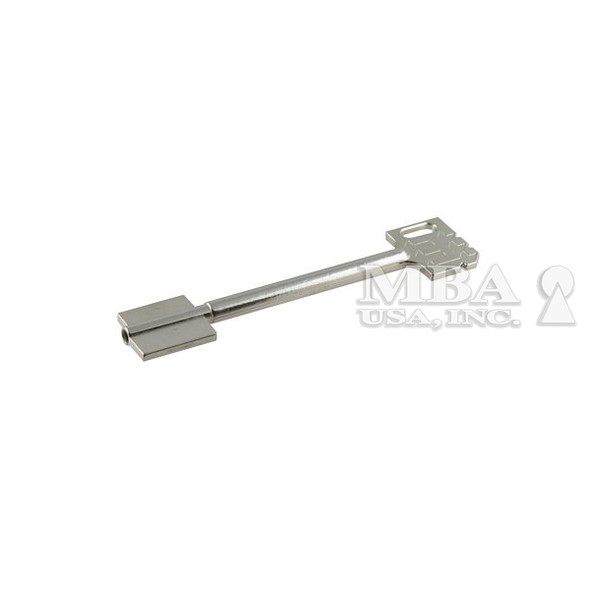 MAUER DIE CAST DOUBLE BITTED KEY BLANK FOR VARIATOR B, PRAETOR B 164MM