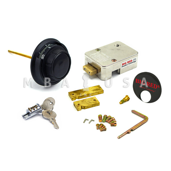 Moske　2 Mosler 402 Replacement Lock Package w/ Spy Guard Dial & Ring, 1/4