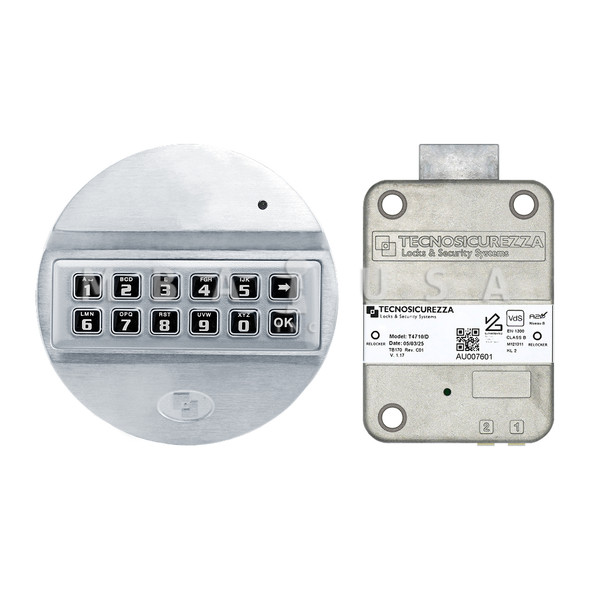 Pulse, Field Programmable 2-10 User, Dead Bolt Lock, Chrome Keypad
