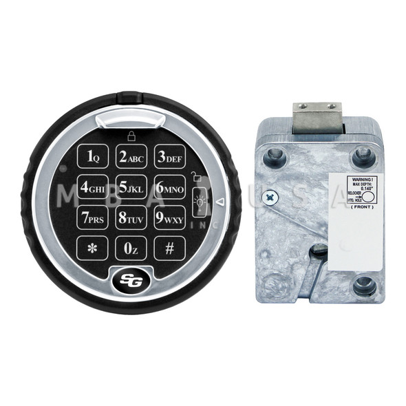 S&G Titan Direct Drive (Deadbolt) Lock Package w/ Rotating Lighted