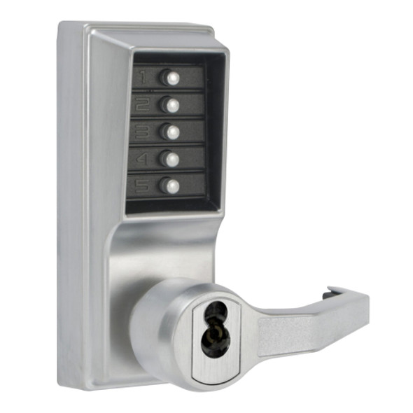 Simplex L1000 Series Pushbutton Lever Lock, Combination Entry, Key