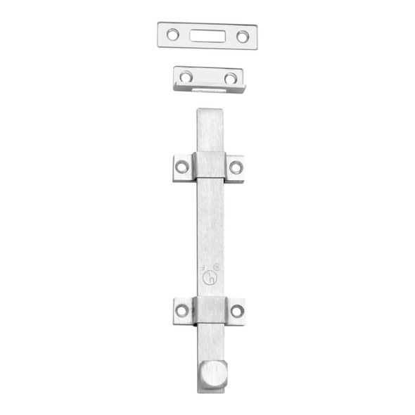 Rockwood Surface Bolt, 24" Bolt Length, Satin Chrome Finish (580-24 US26D) Rockwood Surface Bolt, 24" Bolt Length, Satin Chrome Finish (580-24 US26D)