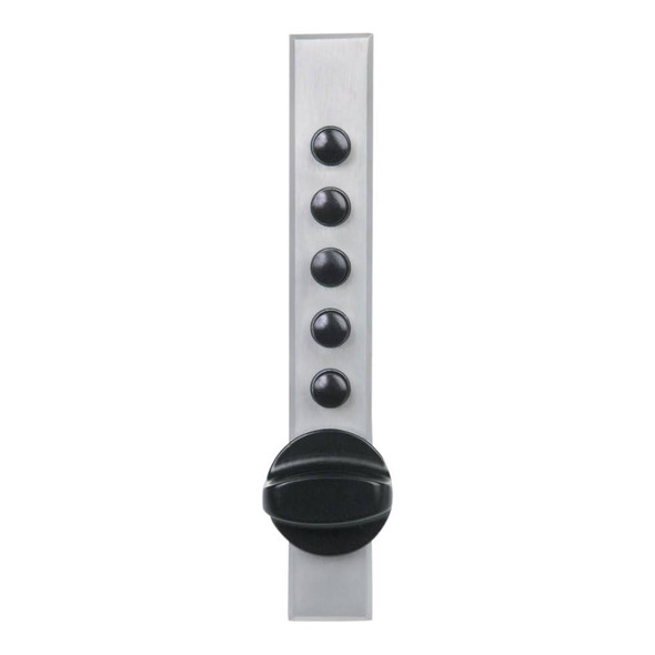 Simplex 9600 Cabinet Lock, 14 to 20 Gauge Sheet Metal, End Throw, Clutch Ball Bearing Knob, No Trim Plate, Spring Latch, Key Override (9662C12-26D-41) Simplex 9600 Cabinet Lock, 14 to 20 Gauge Sheet Metal, End Throw, Clutch Ball Bearing Knob, No Trim Plate, Spring Latch, Key Override (9662C12-26D-41)
