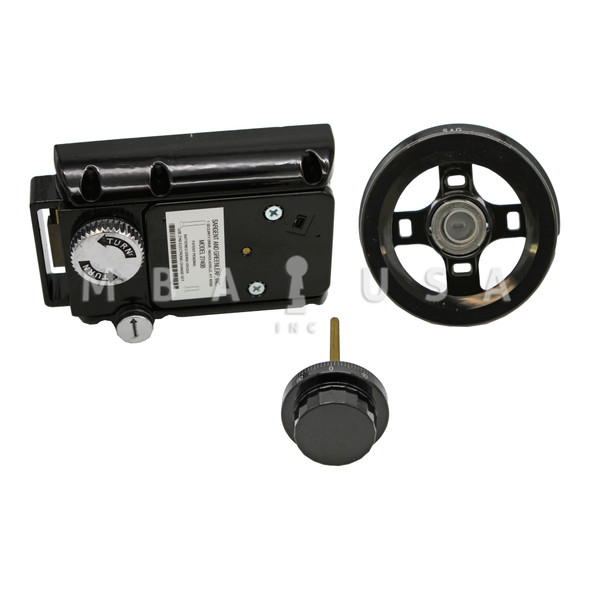 Surface Mounted Pedestrian Door Lock, 2740B, Non-Drill Resistant Mounting Plate, No Strike