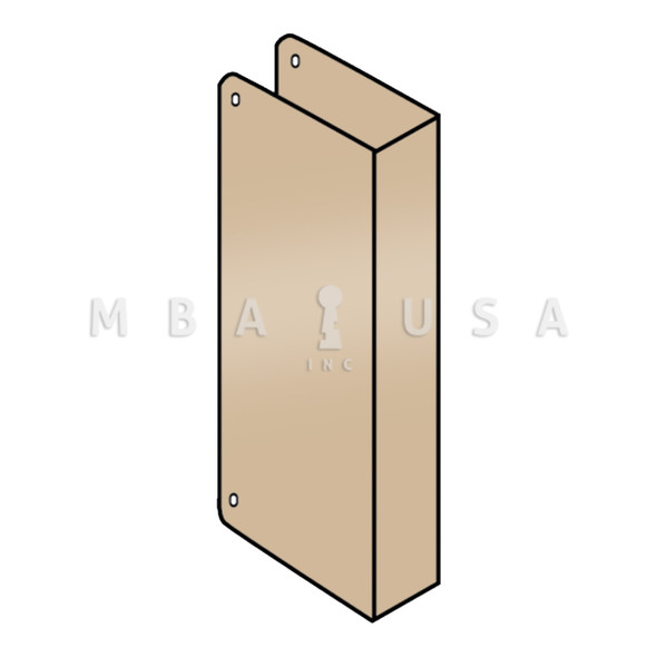 Junページ Don-Jo Wrap Around Plate, 22 Gauge Steel, 5