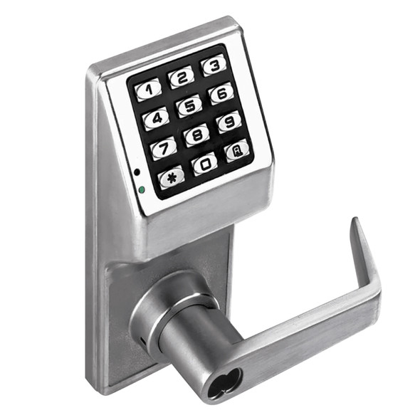 Alarm Lock Grade 1 Pushbutton Cylindrical Lock, 6-Pin Corbin