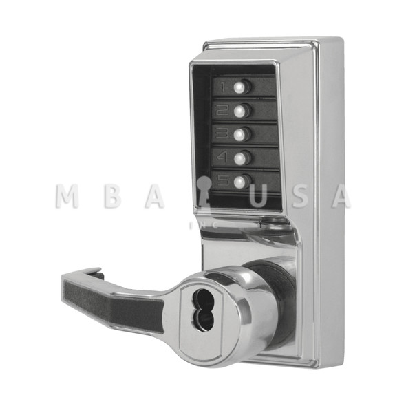 Simplex 8100 Mortise Combination Lever Lock, Key Override, Passage, Lockout, 6/7-Pin SFIC Prep, Less Core (RR8146B-026-41)