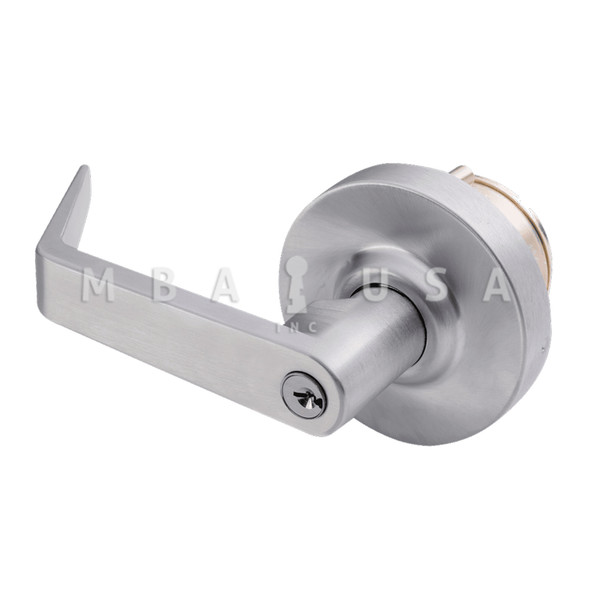 Arrow Exit Device Trim, Storeroom Function, Sierra Lever with Rose, Schlage C Keyway, Satin Chrome Finish, Non-Handed (SRX82 26D CS)