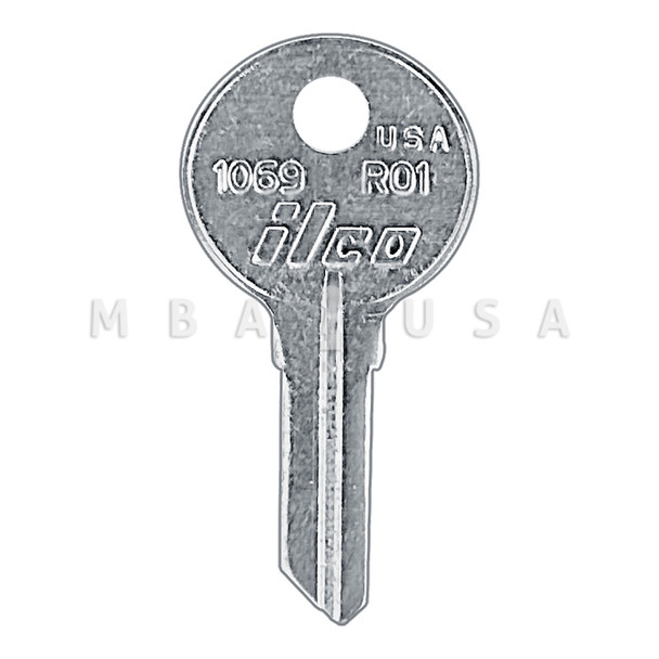 Key Blank for National Cabinet Lock (RO1)