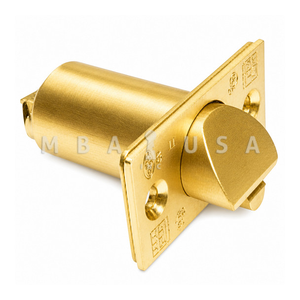 DormaKaba 2-3/4" Backset Deadlatch, 1/2" Throw, Bright Brass (204168-03-01)