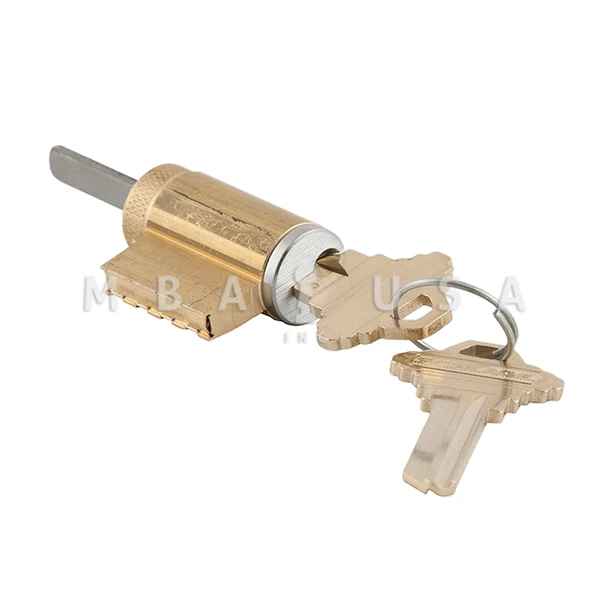 Schlage Key-in-Knob Cylinder, 6-pin, C123 Keyway, Keyed Different, 2 Keys, Satin Chrome, Non-Handed (23-013 C123 626)