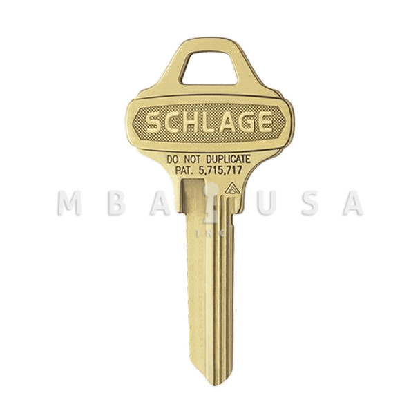 Schlage Control Key Blank, "Do Not Duplicate", Embossed, C123 Keyway (35-003 C123)
