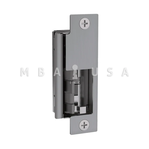 HES Fail Safe/Fail Secure, Body Only, 12/24VDC Electric Strike, Latchbolt Strike Monitor, Satin Stainless Steel (8500-630-LBSM)