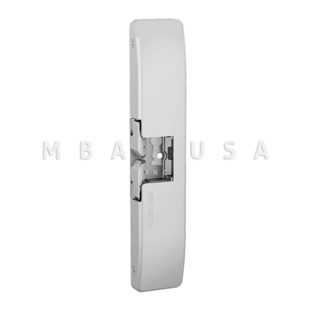 HES Fail Safe/Fail Secure, Complete 12/24VDC Electric Strike, Surface Mounted, 3/4" Thickness, Fire Rated, Latchbolt Strike Monitor, Satin Stainless Steel (9500-630-LBSM)