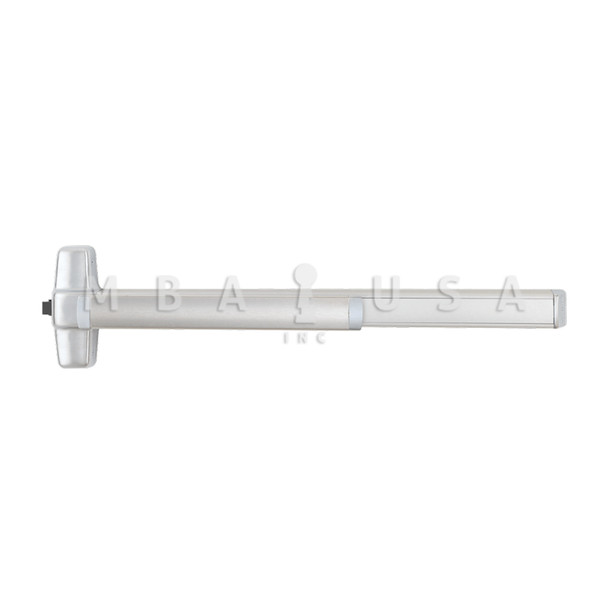 Von Duprin Grade 1 Rim Exit Device, 36" Length, Fire Rated, Exit Only, Less Dogging, Satin Stainless Steel, Non-Handed (98EO-F 3 32D)