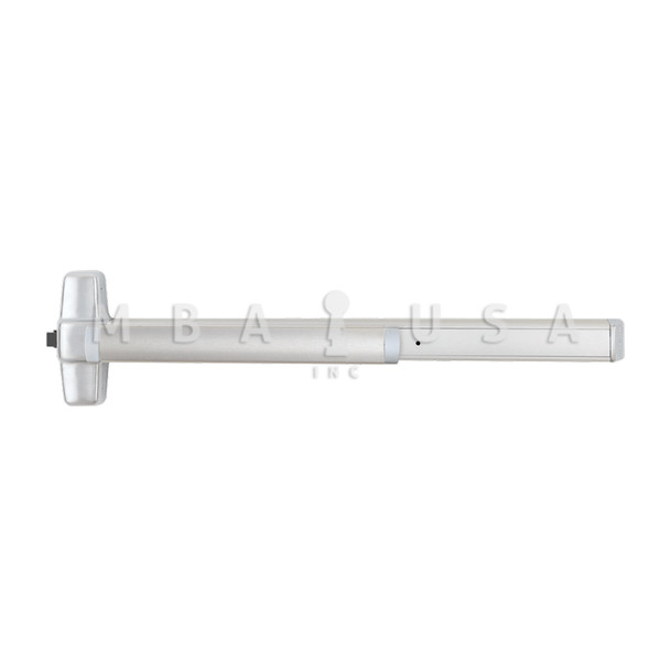 Von Duprin Grade 1 Rim Exit Device, 36", Nightlatch, Hex Key Dogging, 06 Lever, 1-1/4" Mortise & Rim, Satin Chrome, Right-Hand Reverse (98L-NL-06 3 26D RHR)