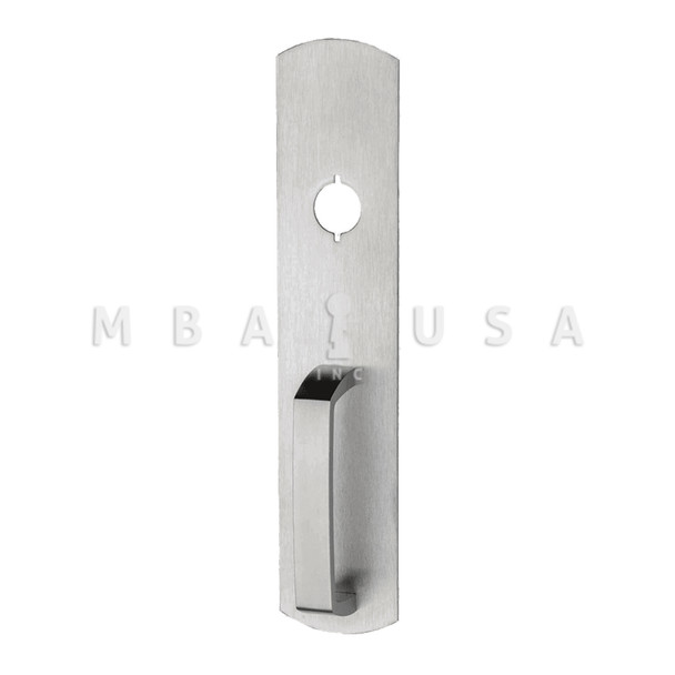 Von Duprin Grade 1 Pull Trim, Nightlatch Function, Rim/Vertical Rod Prep, Satin Chrome, Non-Handed (990NL-R/V 26D)