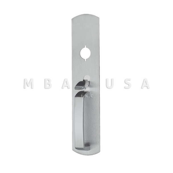 Von Duprin Grade 1 Thumbpiece Pull Trim, Classroom Function, Mortise Prep, Satin Chrome, Non-Handed (990TP-M 26D)