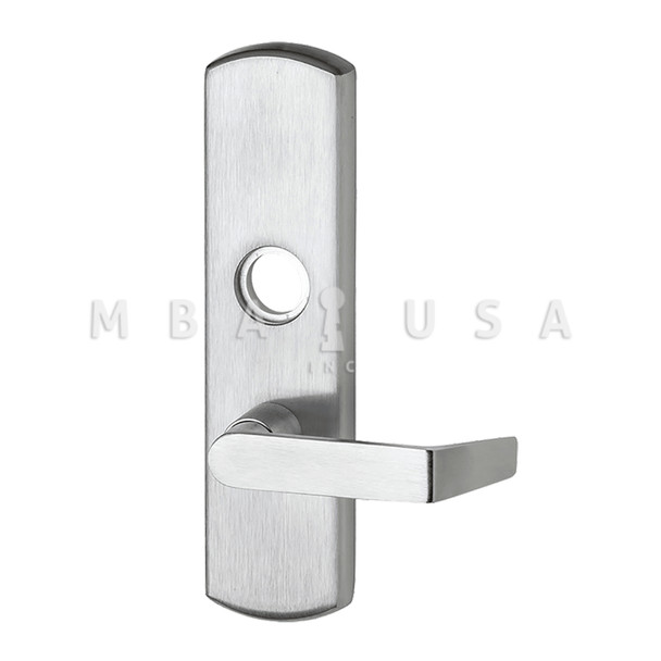 Von Duprin Grade 1 Lever Trim, Classroom Function, Rim/Vertical Rod Prep, 06 Lever w/ Escutcheon, Satin Chrome, Right Hand Reverse (996L-06-R/V 26D RHR)