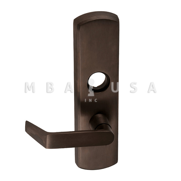 Von Duprin Grade 1 Lever Trim, Classroom Function, Rim/Vertical Rod Prep, 06 Lever w/ Escutcheon, Dark Bronze Painted, Left Hand Reverse (996L-06-R/V SP313 LHR)