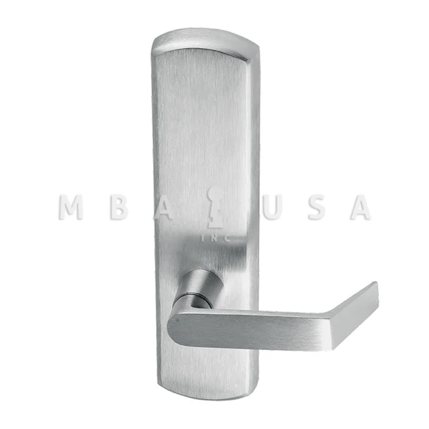 Von Duprin Grade 1 Lever Trim, Dummy Function, 06 Lever w/ Escutcheon, Satin Chrome, Right Hand Reverse (996L-DT-06 26D RHR)