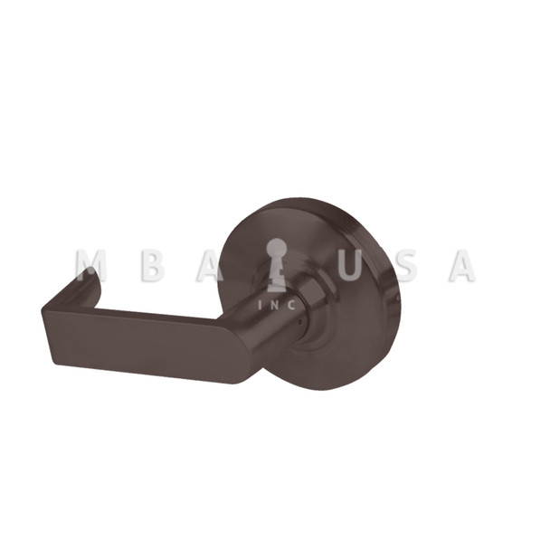Schlage Grade 2 Dummy Cylindrical Lock w/ Field Selectable Vandlgard, Rhodes Lever, Non-Keyed, Oil-Rubbed Bronze, Non-Handed (ALX170 RHO 613)