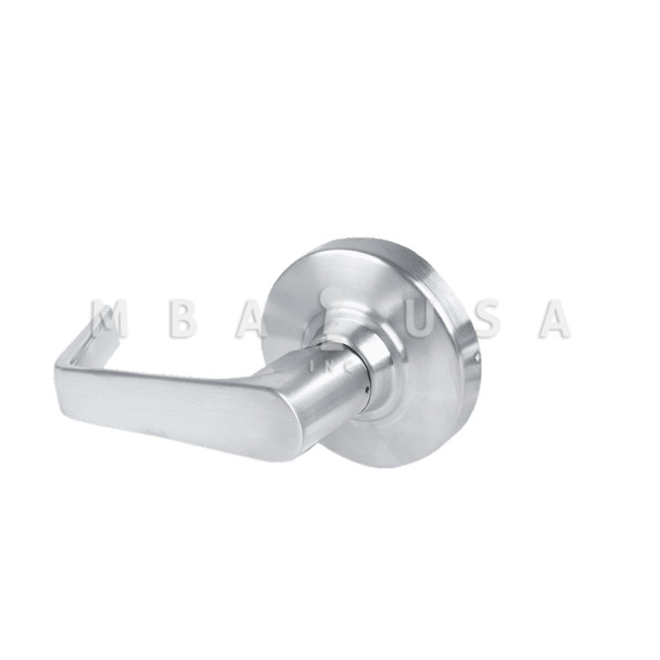 Schlage Grade 2 Dummy Cylindrical Lock w/ Field Selectable Vandlgard, Saturn Lever, Non-Keyed, Satin Chrome, Non-Handed (ALX170 SAT 626)