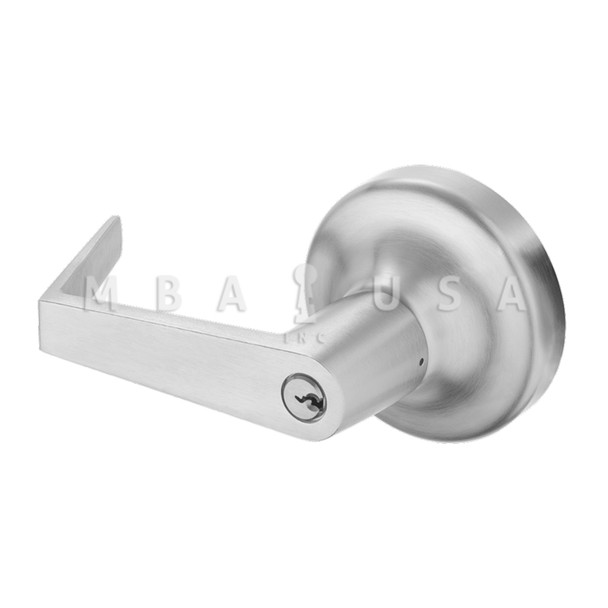 ACCENTRA Rose x Lever Trim, Classroom (08), Augusta Lever, Satin Chrome (AU446F 626)