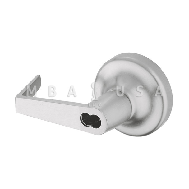 ACCENTRA Rose x Lever Trim, Nightlatch (03), SFIC Prep, Less Core, Augusta Lever, Satin Chrome (B-AU441F 626)