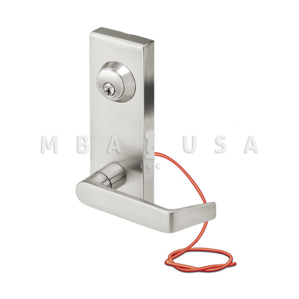 SDC SPECTRA S6000 Eclipse Style Electric Trim, Field Selectable, Less Cylinder, Satin Stainless Steel (EKE03U)