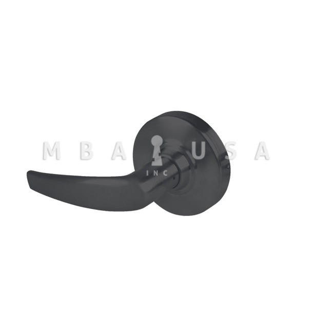 Schlage Grade 1 Single Dummy Trim, Athens Lever, Non-Keyed, Matte Black, Non-Handed (ND170 ATH 622)