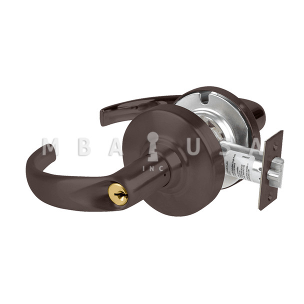 Schlage Grade 1 Storeroom Lock, Sparta Lever, Standard Cylinder, Oil Rubbed Bronze, Non-Handed (ND80PD SPA 613)