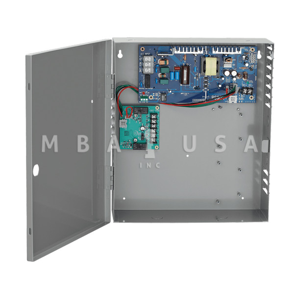 Von Duprin Base Power Supply (2A @ 12/24 VDC Field Selectable), 2 Relay Board Output w/ FA, Battery Backup Kit, Includes Two 7A/hour Batteries (PS902-2RS-FA-BBK)
